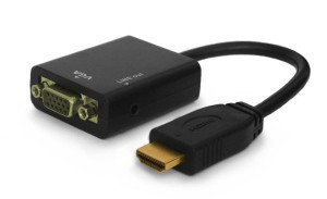 Adapter Video Savio CL-23 HDMI - VGA M-F