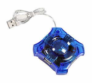 ESPERANZA USB 2.0 HUB 4 PORTY STAR NIEBIESKI EA150B