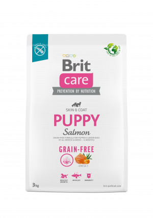 BRIT Care Grain-Free Puppy Salmon – sucha karma dla szczeniąt - 3 kg