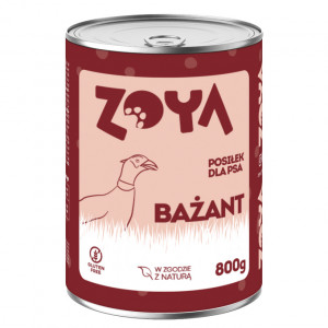ZOYA Bażant - mokra karma dla psa - 800g