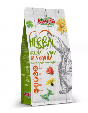 ALEGIA Herbal - sucha karma dla królika - 600 g