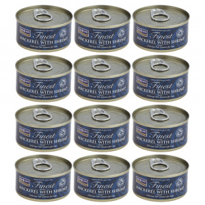 FISH4CATS Makrela z krewetkami - mokra karma dla kota - 12x70g