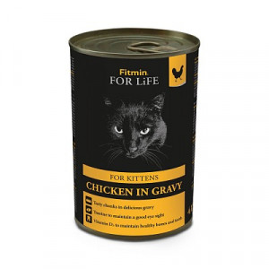 FITMIN For Life Cat - karma mokra dla kota z kurczakiem dla kociąt - 415g