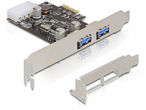 DELOCK KARTA PCI-E -> USB 3.0 2-PORT