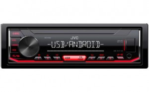 Radioodtwarzacz samochodowy JVC KDX-162 red