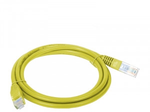 ALANTEC Patchcord UTP kat.5e 1.0m żółty