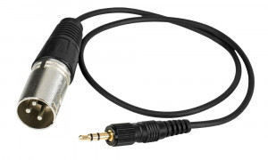 CKMOVA AC-TLX - Kabel z nakręcanym 3,5mm TRS - XLR Męski