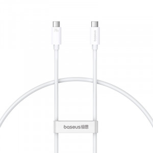 Kabel Baseus Superior Typ C-Typ C 240W 1m (biały)