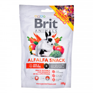 BRIT Animals Alfalfa Snack For Rodents - przysmak dla królika- 100 g