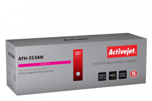 Activejet ATH-353AN Toner do drukarki HP, Zamiennik HP 130A CF353A; Supreme; 1100 stron; purpurowy.