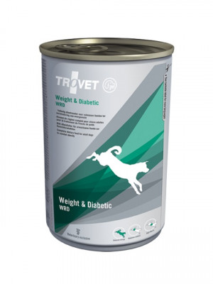 Trovet Weight & Diabetic WRD 400 g ze świeżym kurczakiem, dla psów