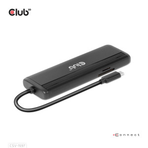 Club 3D CSV-1597 USB Gen 1 Type-C 8-in-1 MST Dual 4K60Hz Display Travel Dock