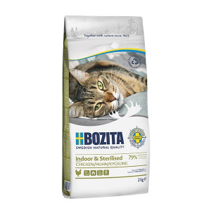 BOZITA Indoor & Sterilised Chicken - sucha karma dla kotów wysterylizowanych - 2kg