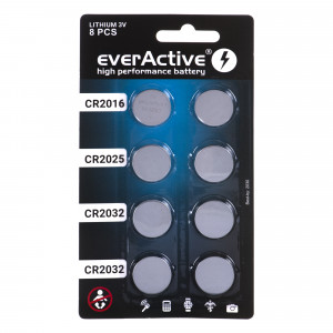 EVERACTIVE ZESTAW BATERII LITOWYCH CRMIX8BL