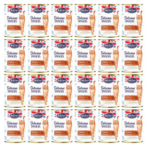 BUTCHER'S Delicious Dinners Kawałki z dziczyzną w galaretce - mokra karma dla kota - 24x400g