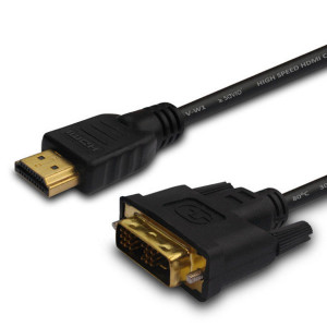 SAVIO KABEL HDMI 19PIN M - DVI 18+1 M 1,8M CL-139