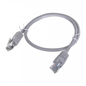 Gembird patchcord rj45, kat. 5e, utp, 0,25m, szary pp12-0.25m