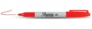 Sharpie-marker Fine czerwony