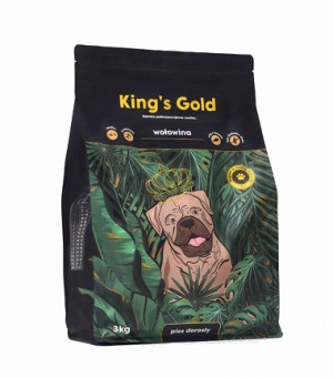King's Gold Dorosły Wołowina karma dla psa 3kg