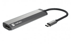 NATEC MULTIPORT FOWLER SLIM USB-C->HUB USB, HDMI