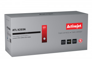 Activejet ATL-X203N Toner do drukarki Lexmark, Zamiennik Lexmark X203A21G; Supreme; 2500 stron; czarny.