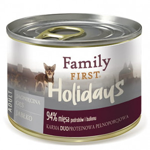 FamilyFirst jagnięcina+gęś+jabłko+duoproteina małe rasy 200g