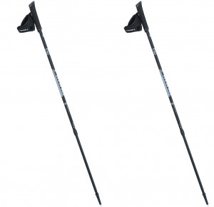 Kije Viking Valo Pro Nordic Walking czarno/srebrne