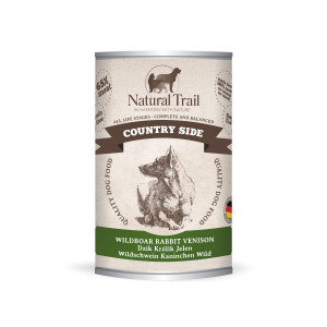 NATURAL TRAIL Country Side Dzik Królik Jeleń - mokra karma dla psa - 400g