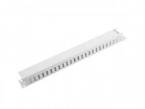 Lanberg organizer kabli 19'' 1u z zaślepką czarny ak-1201-s