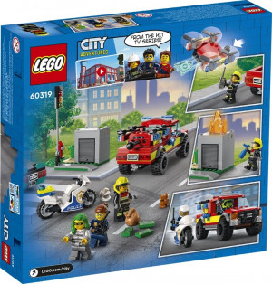LEGO City 60319 Akcja strażacka i policyjny pościg