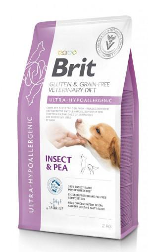 BRIT Grain Free Vet Diets Dog Ultra-Hypoallergenic - sucha karma dla psa - 2 kg