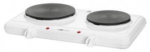 Kuchenka Elektryczna Clatronic DKP 3583 (dwupolowa 2500W biała)
