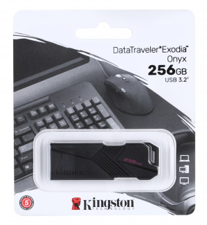 KINGSTON FLASH 256GB USB3.2 DataTraveler ExodiaOnyx