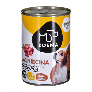 Koema Bogata w jagnięcinę mokra karma dla psa 400g