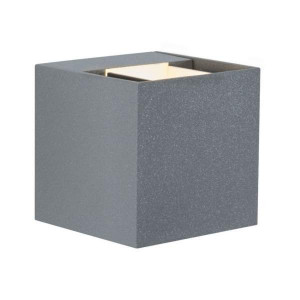 Oprawa elewacyjna CYBO LED 2x3W 2700K szary/alum