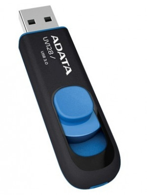 ADATA FLASHDRIVE USB UV128 64GB Czarny+Niebieski