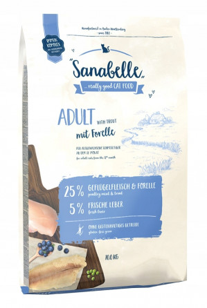 BOSCH Sanabelle Adult Pstrąg - sucha karma dla kota - 10kg