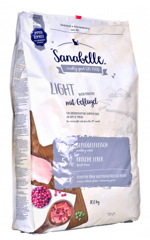 BOSCH Sanabelle Light Poultry Drób - sucha karma dla kota - 10kg