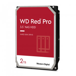 Dysk twardy WD Red Pro, 3.5'', 2TB, SATA/600, 7200RPM, 64MB cache