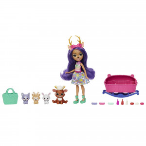 Enchantimals BFF Reveal Lalka Danessa Deer + zwierzątka niespodzianki HLK84 (HLK83)