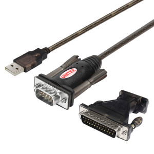 UNITEK ADAPTER KONW. USB 1XRS-232.DB9F/DB25M