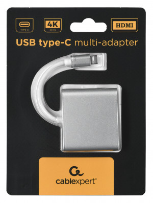 GEMBIRD MULTI ADAPTER USB TYP-C (M)->USB, HDMI SRE