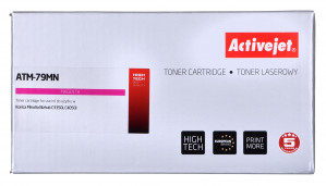 Toner Activejet ATM-79MN do drukarki Konica Minolta, zamiennik Konica Minolta TNP79M; Supreme; 9000 stron; purpurowy.