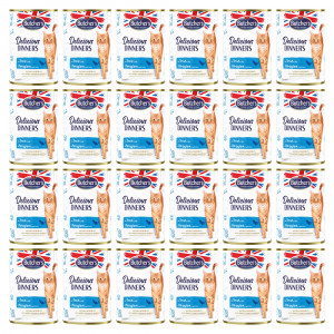 BUTCHER'S Delicious Dinners Kawałki z pstrągiem w galaretce - mokra karma dla kota - 24x400g