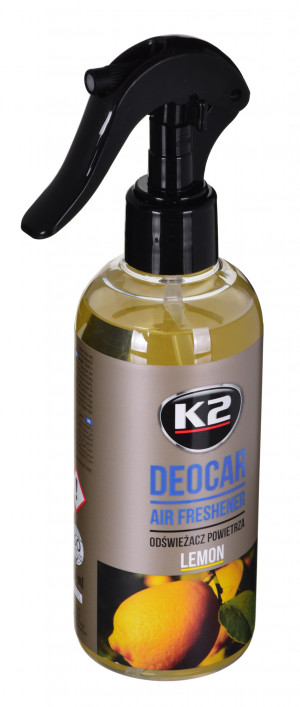 K2 DEOCAR LEMON 250ML - odświeżacz powietrza