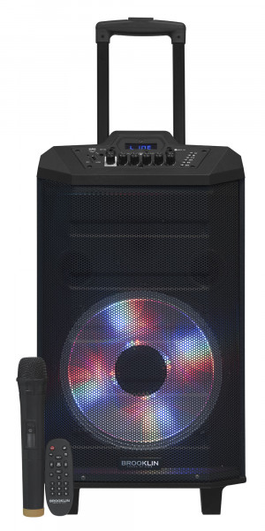 BROOKLIN-Głośnik przenośny GreenPoint 60W USB/BT/TF