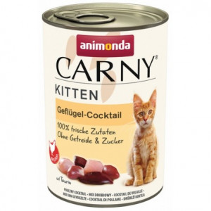 ANIMONDA Cat Carny Kitten Koktajl z drobiem - mokra karma dla kota - 400 g