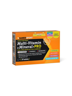 Zestaw multiwitamin i minerałów NAMEDSPORT Pro 30 tabletek