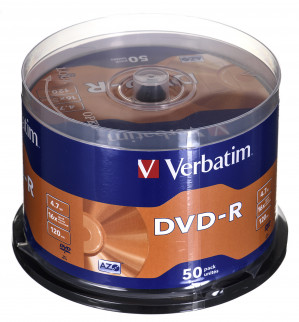 DVD-R VERBATIM AZO 4.7GB 16X MATT SILVER SP 50SZT