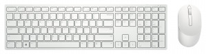 Dell Zestaw bezprzewodowy klawiatura + mysz KM5221W biały